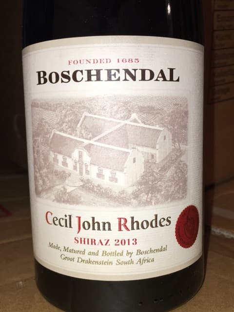 Cecil John Rhodes Shiraz