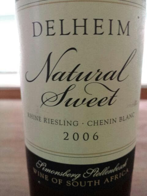 Natural Sweet Rhine Riesling - Chenin Blanc