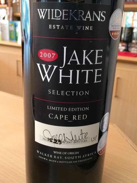 Jake White Selection Limited Edition Cape Red