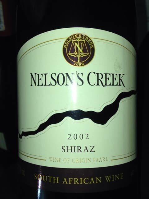 Nelson's Creek Shiraz