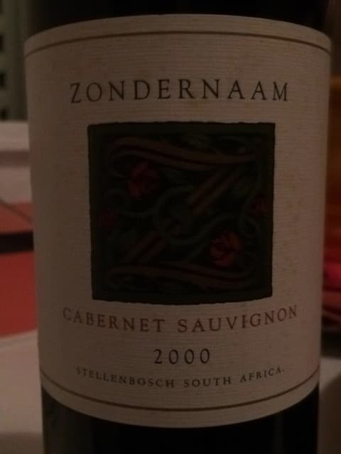 Zondernaam Cabernet Sauvignon