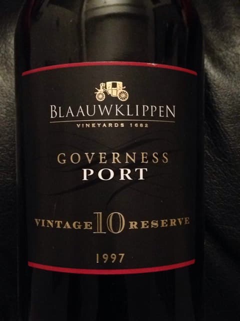 Governess Vintage 10 Reserve Port