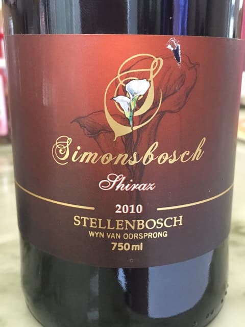Simonsbosch Shiraz
