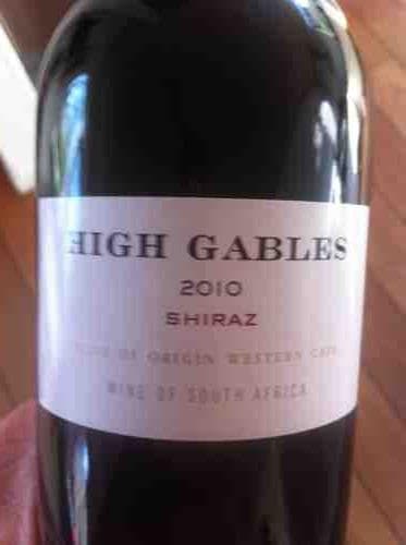 High Gables Shiraz