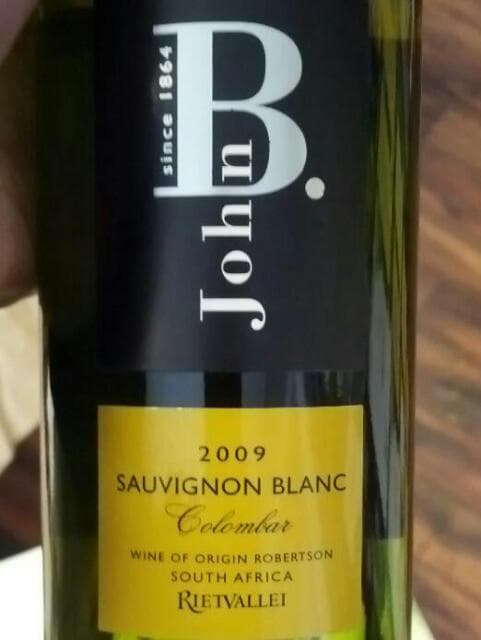 John B Colombar - Sauvignon Blanc