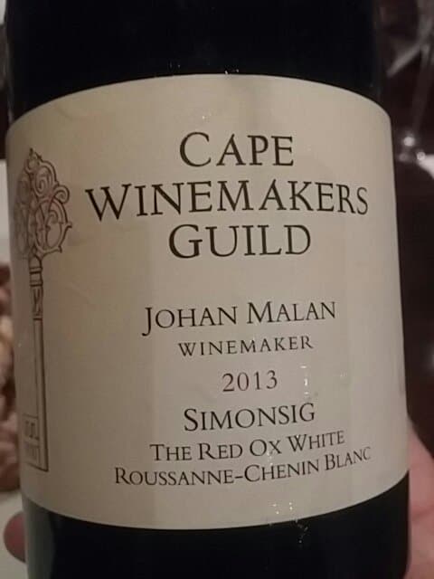 Cape Winemakers Guild The Red Ox White