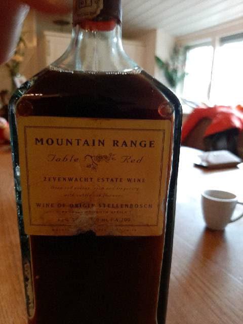 Mountain Range Table Red