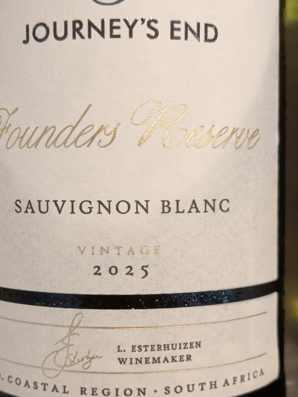 Founders Reserve Sauvignon Blanc