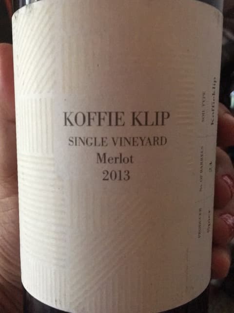 Koffie Klip Single Vineyard Merlot