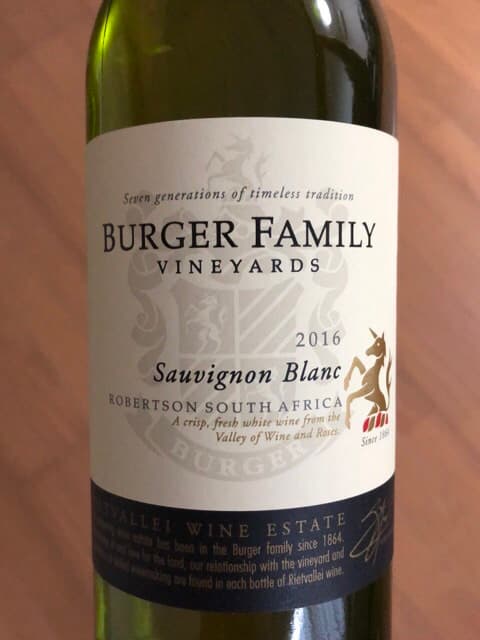 Burger Family Vineyards Sauvignon Blanc
