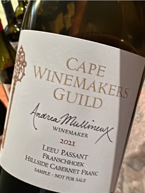 Cape Winemakers Guild Leeu Passant Hillside Cabernet Franc