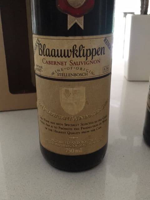 Reserve Cabernet Sauvignon