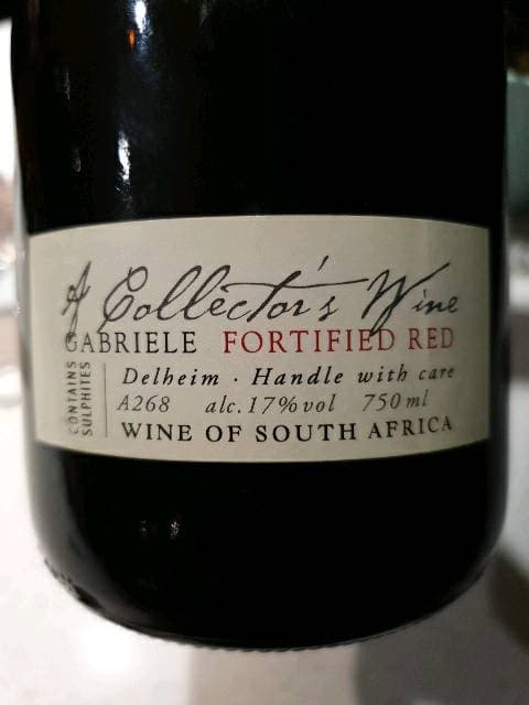 A Collector's Gabrielle Fortified Red
