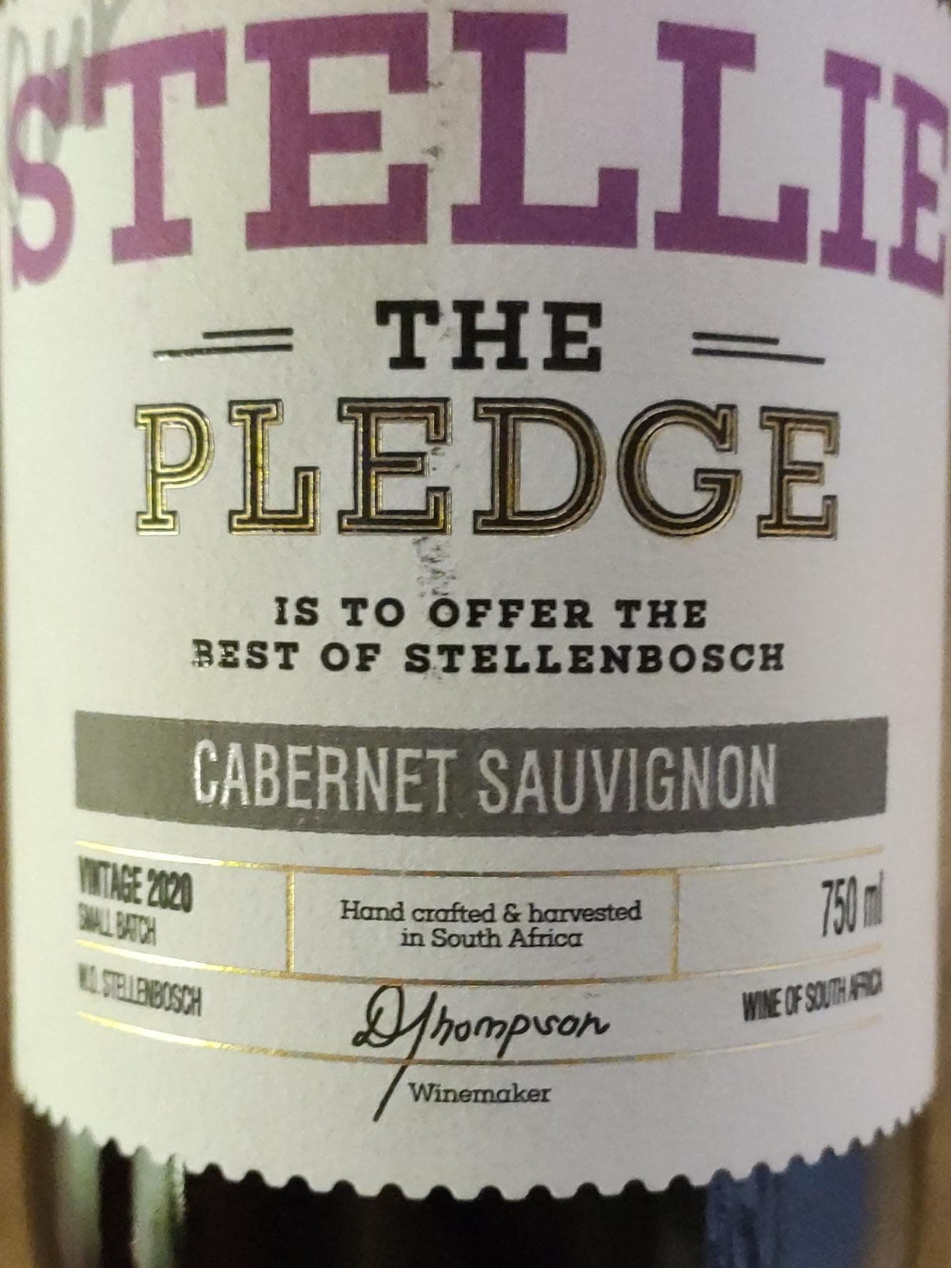 The Pledge Cabernet Sauvignon