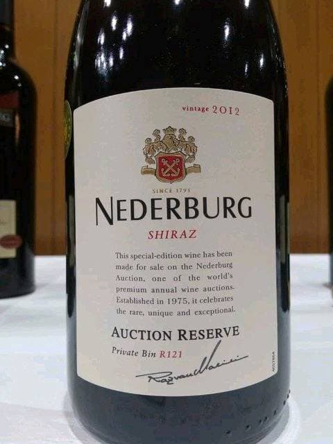 Auction Reserve Shiraz