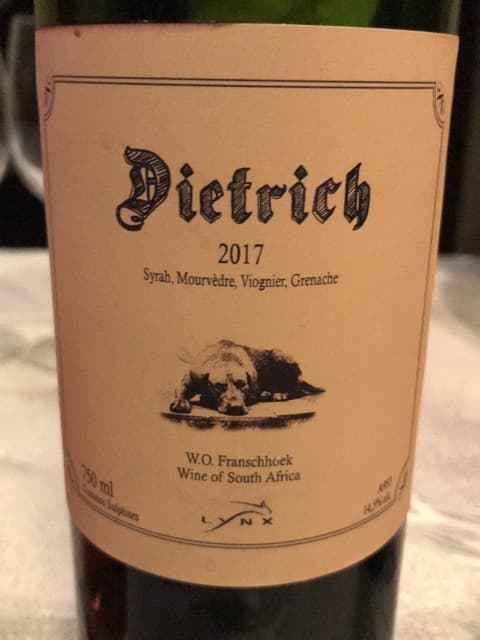 Dietrich Syrah - Grenache - Mourvèdre - Viognier