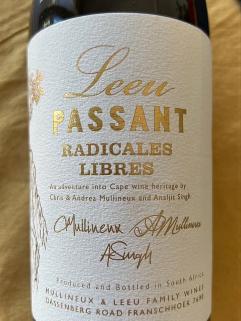 Leeu Passant Radicales Libres