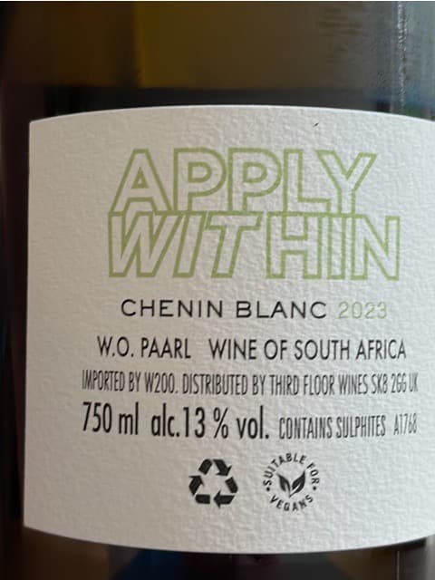 Apply Within Chenin Blanc
