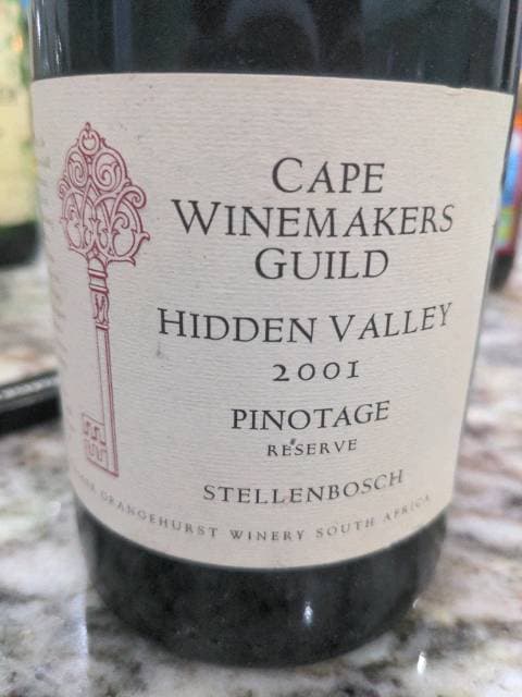 Cape Winemakers Guild Hidden Valley Reserve Pinotage