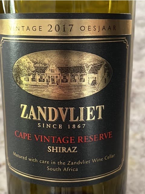 Cape Vintage Reserve Shiraz