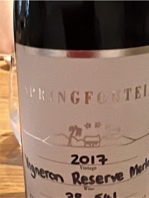 Vigneron Reserve Merlot