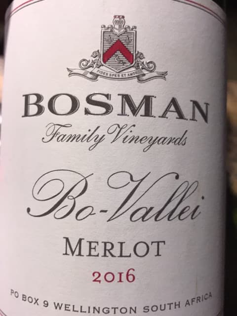 Bo-Vallei Merlot