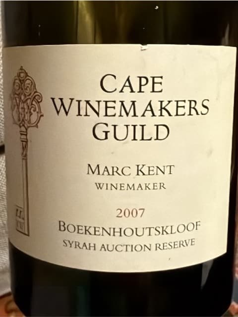 Cape Winemakers Guild Auction Reserve Syrah