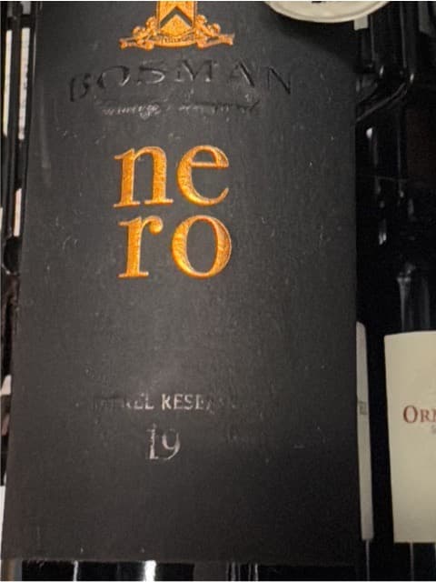 Barrel Reserve Nero