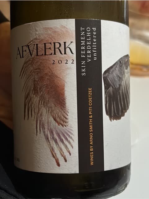 Afvlerk Skin Ferment Verdelho Unfiltered