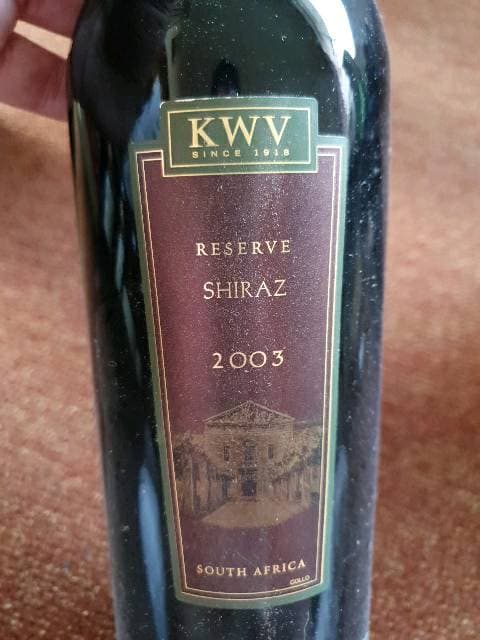 Reserve Shiraz