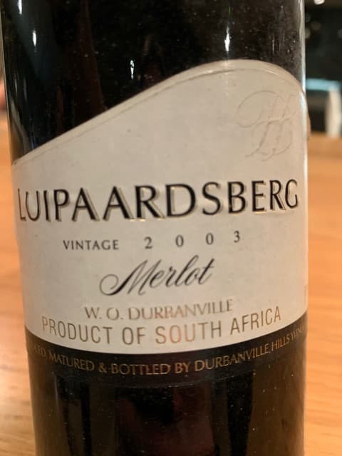 Luipaardsberg Merlot