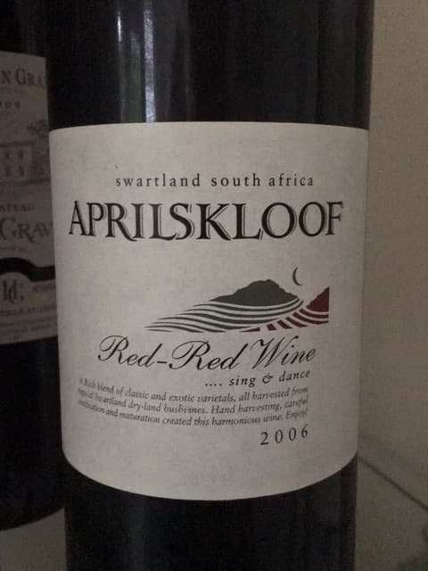 Aprilskloof Red-Red