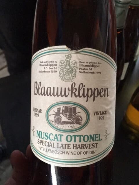 Special Late Harvest Muscat Ottonel