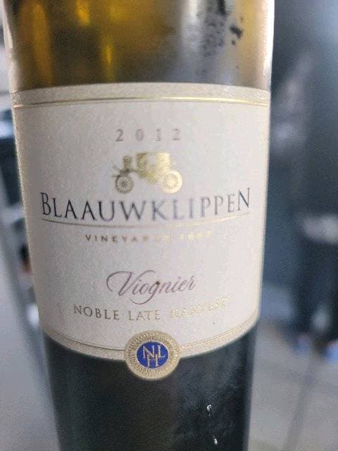 Noble Late harvest Viognier