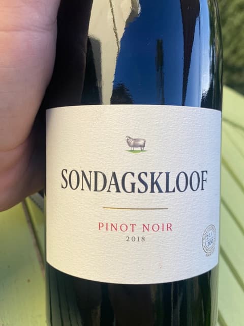 Sondagskloof Pinot Noir