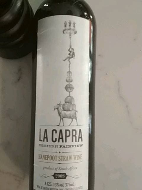 La Capra Hanepoot Straw Wine