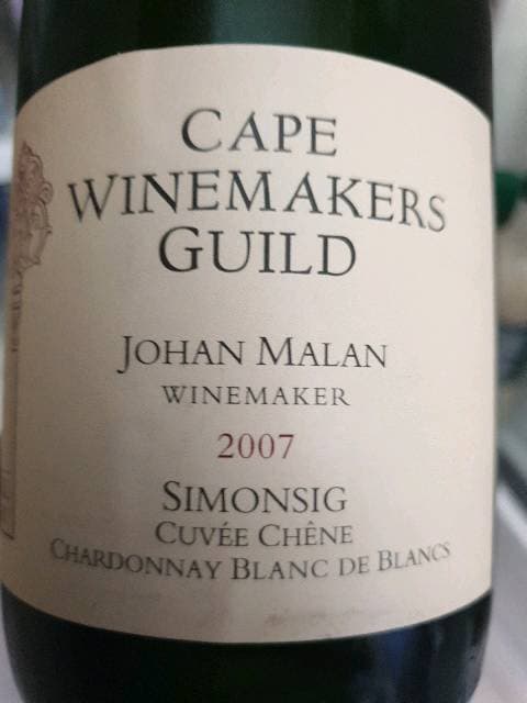 Cape Winemakers Guild Cuvée Chêne Chardonnay Blanc de Blancs