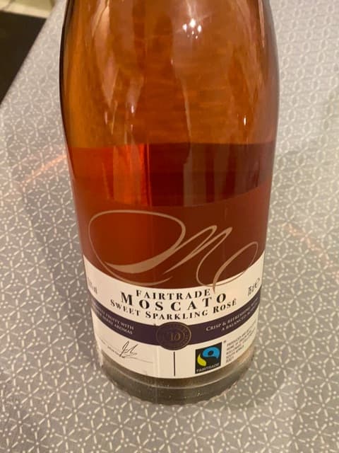 Fairtrade Moscato Sweet Sparkling Rosé