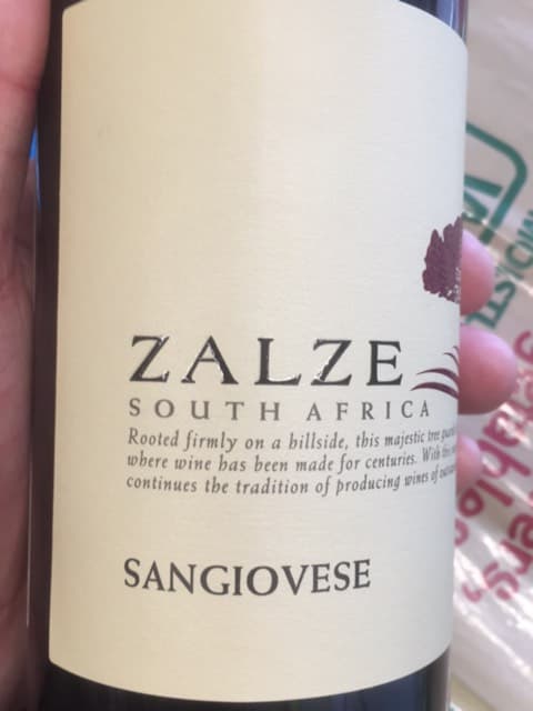 Zalze Sangiovese