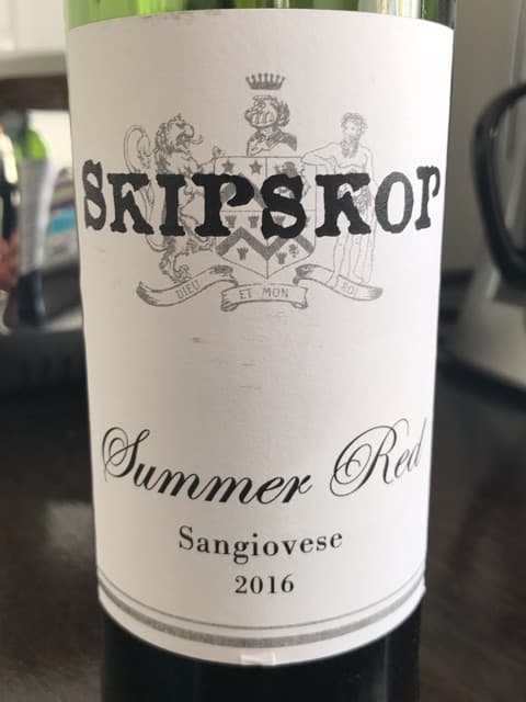 Summer Red Sangiovese