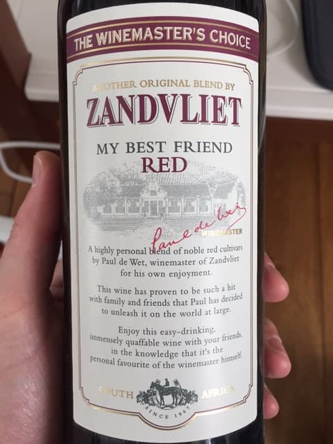 The Winemaster's Choice My Best Friend Red