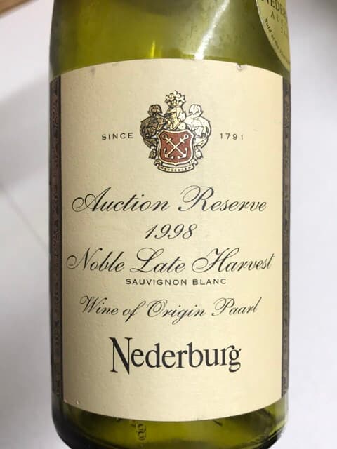 Auction Reserve Noble Late Harvest Sauvignon Blanc