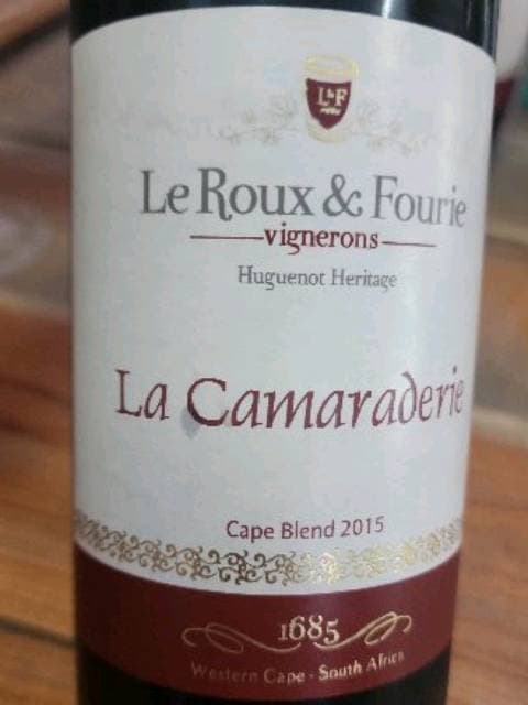 La Camaraderie Cape Blend