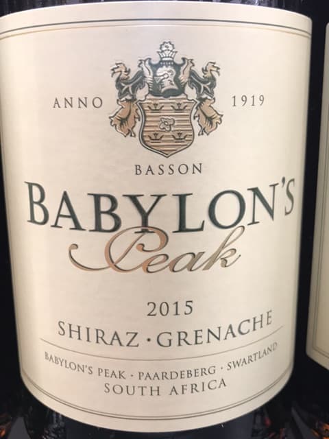 Shiraz - Grenache