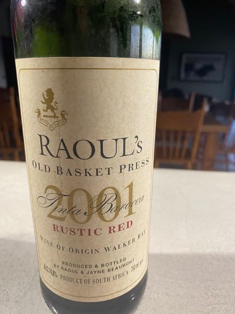 Raoul's Old Basket Press Rustic Red