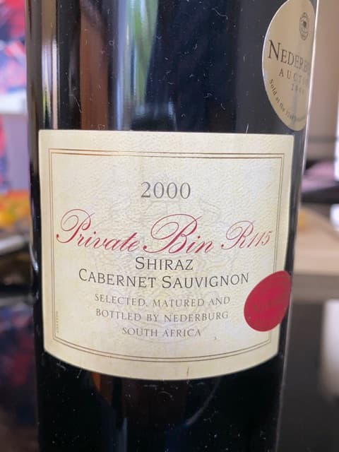 Private Bin R115 Cabernet Sauvignon - Shiraz