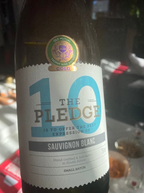 The Pledge 10 Sauvignon Blanc