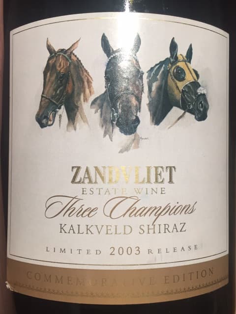 Three Champions Kalkveld Shiraz
