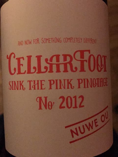 Cellar Foot Sink The Pink Pinotage