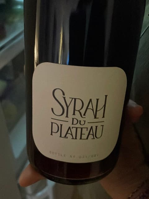 Syrah du Plateau